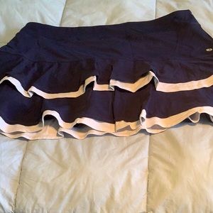 Super cute navy and white flounced Lilly skort